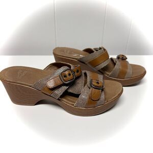 Dansko Jessie Leather Sandals Size 37